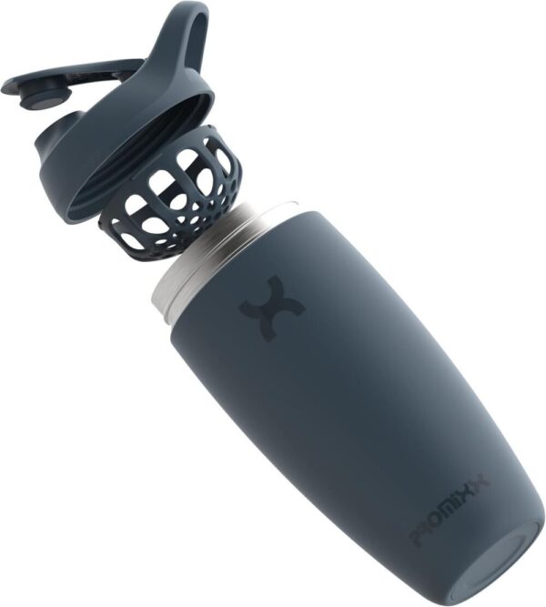 Insulated Stainless Steel Protein Mixer - 18oz Vacuum Sealed Shaker Bottle - Image 3